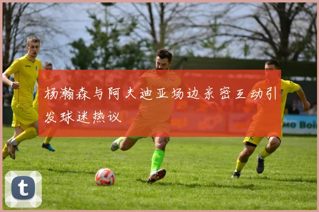 杨瀚森与阿夫迪亚场边亲密互动引发球迷热议